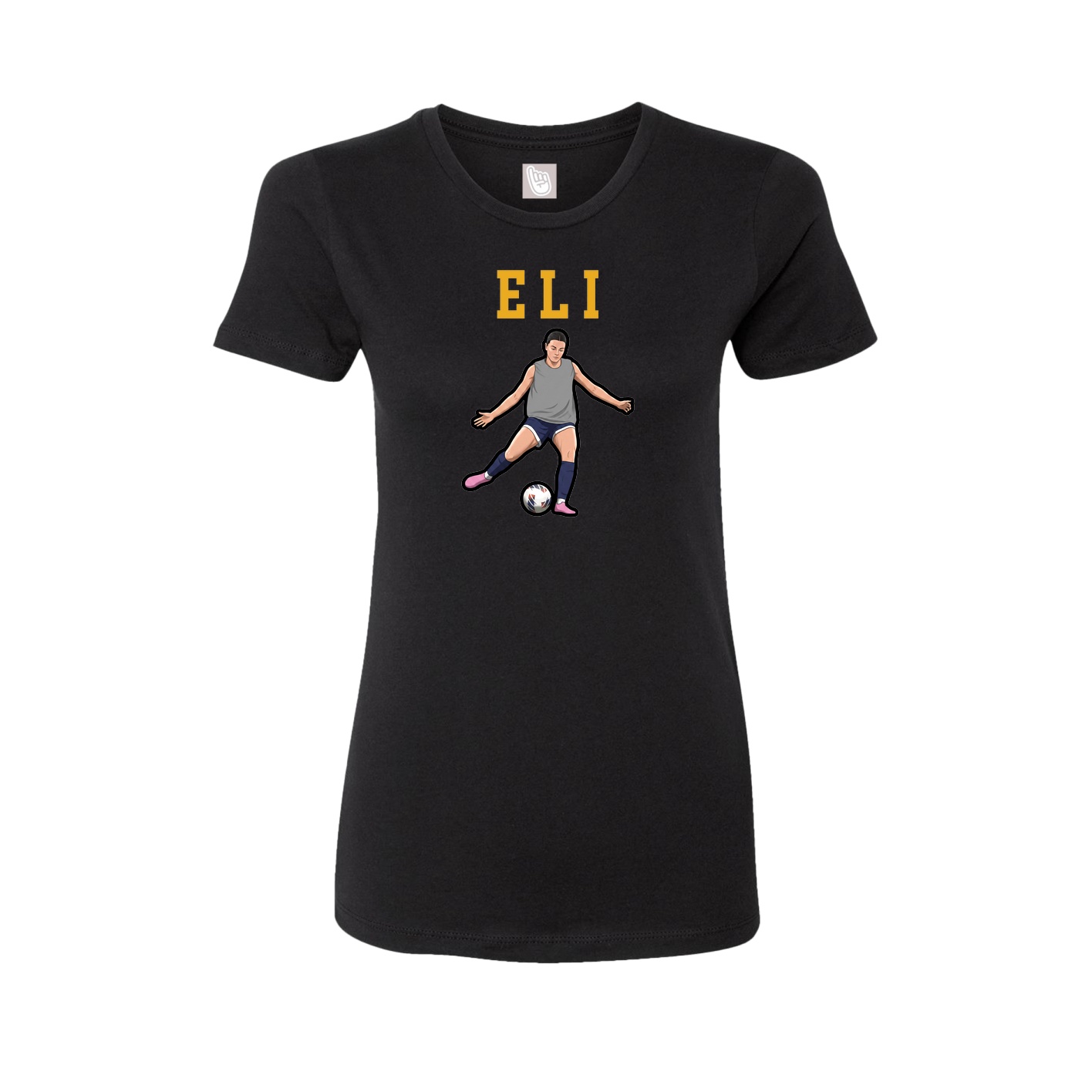 Fitted Women's Tee — Shirsey in Black