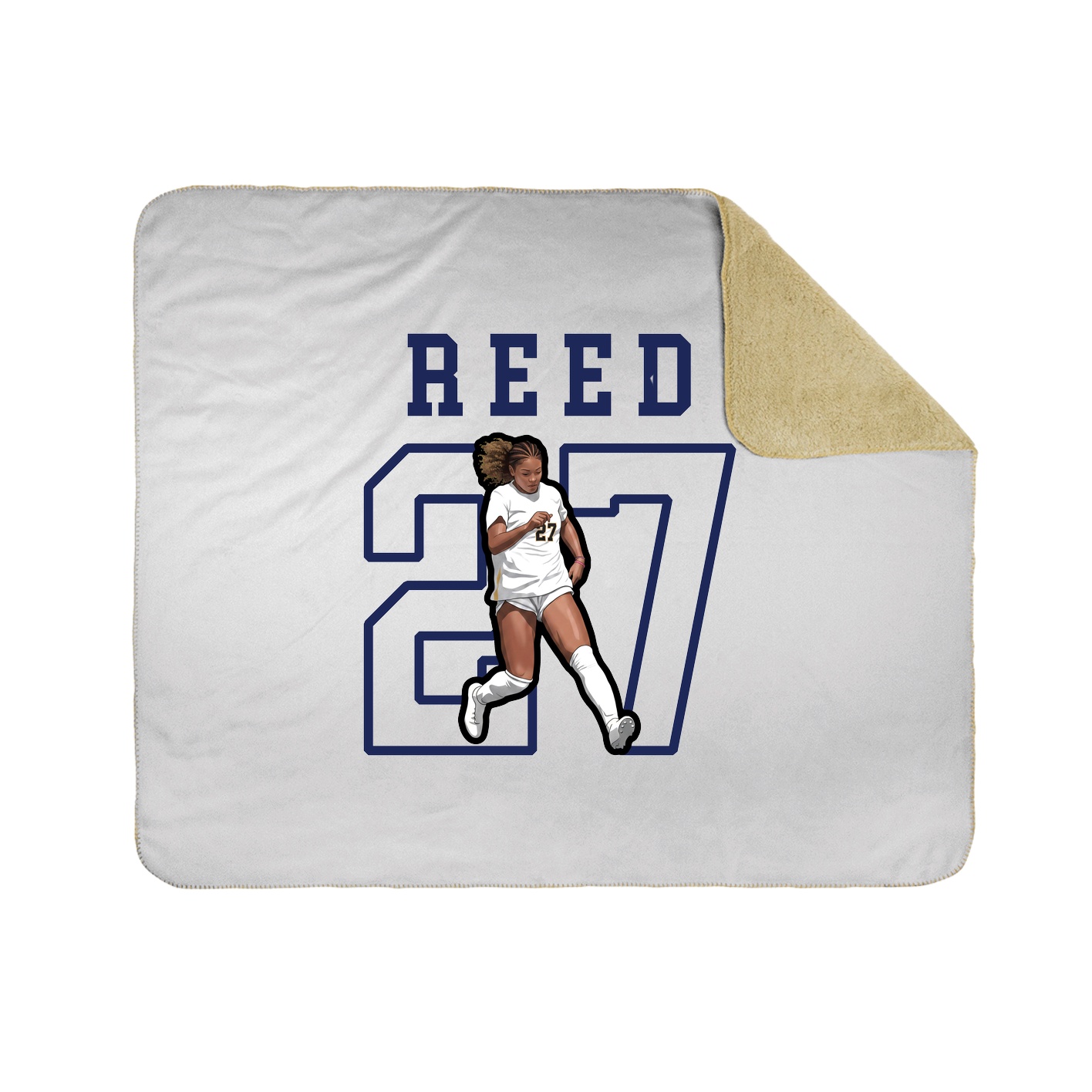 Throw Blanket — Shirsey in White