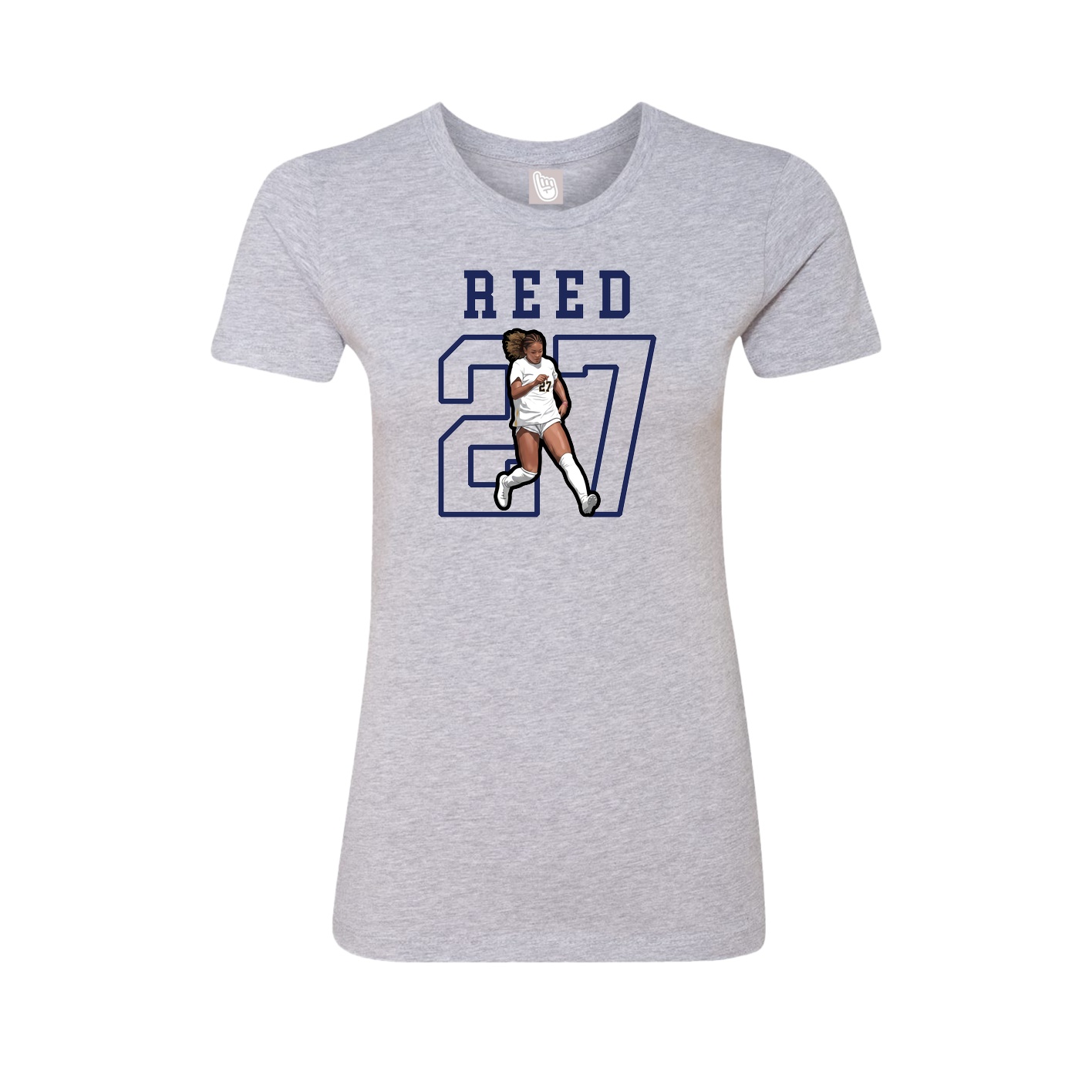 Fitted Women's Tee — Shirsey in Grey