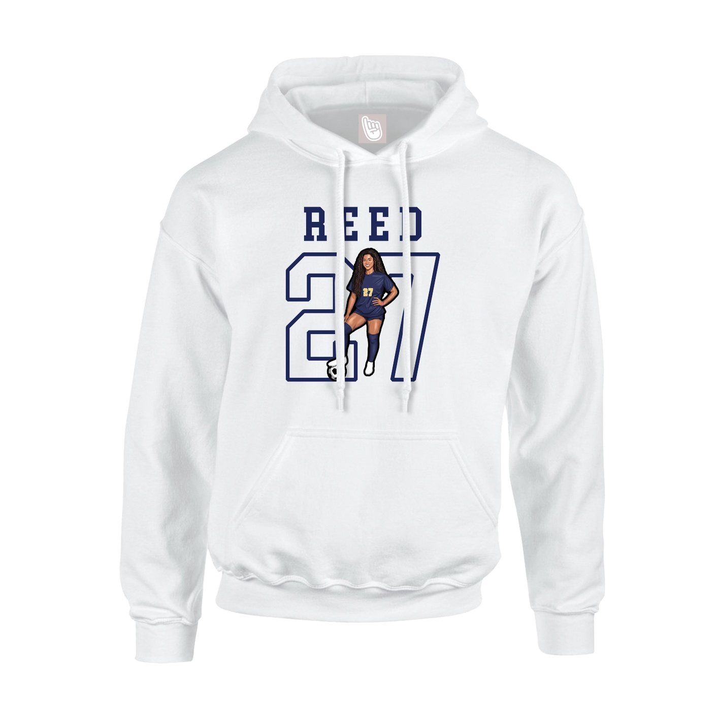 Hoodie — Shirsey in White