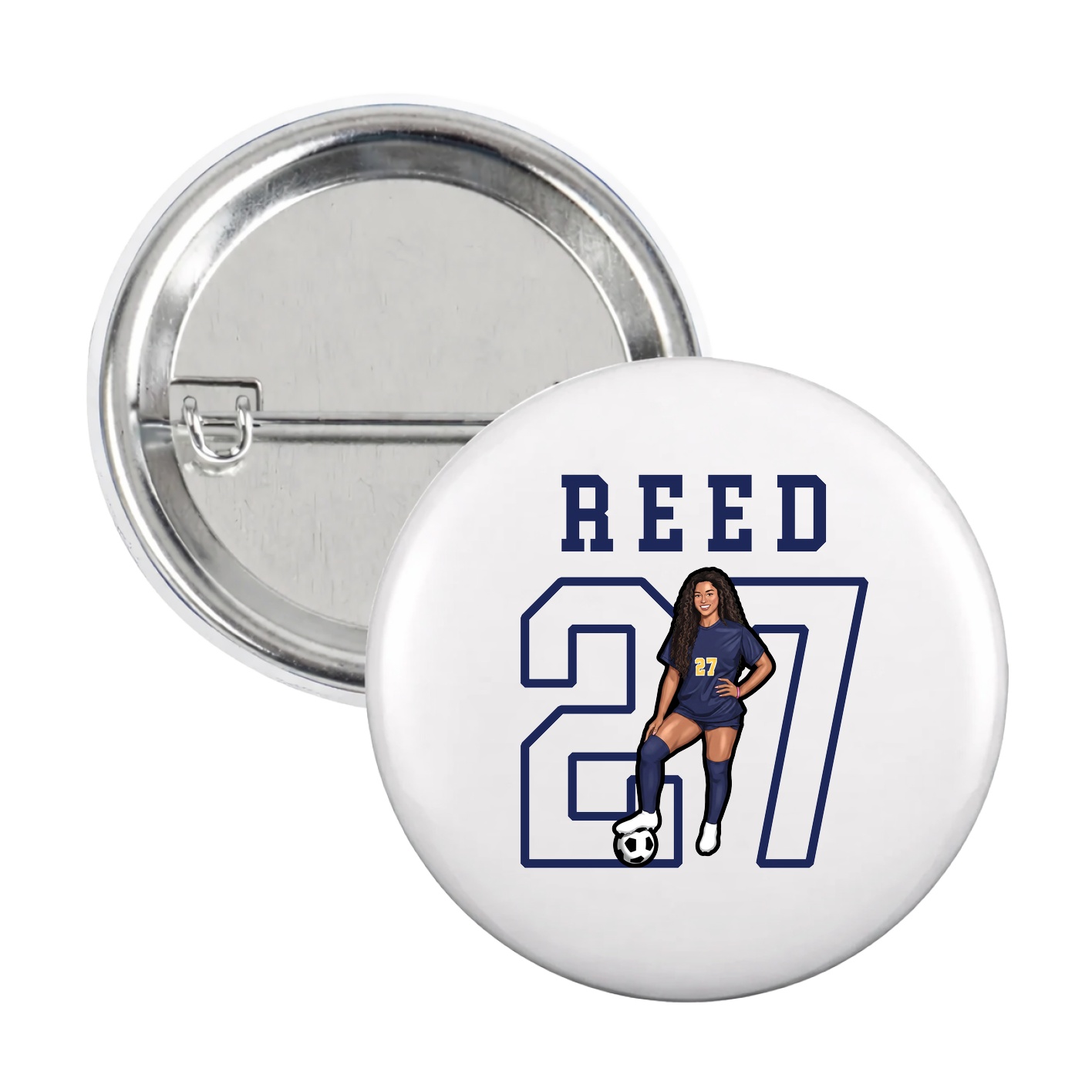 Game Day Button — Shirsey in White