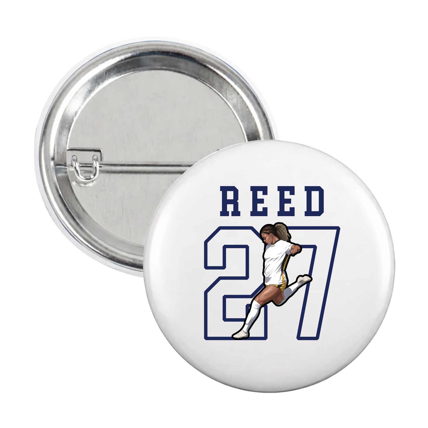 Game Day Button — Shirsey in White