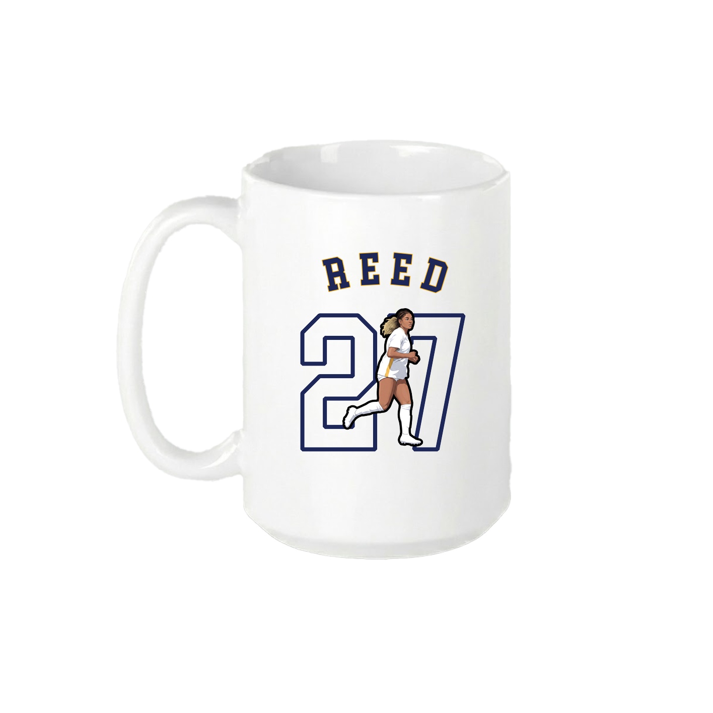 15oz Coffee Mug — Shirsey Arch in White