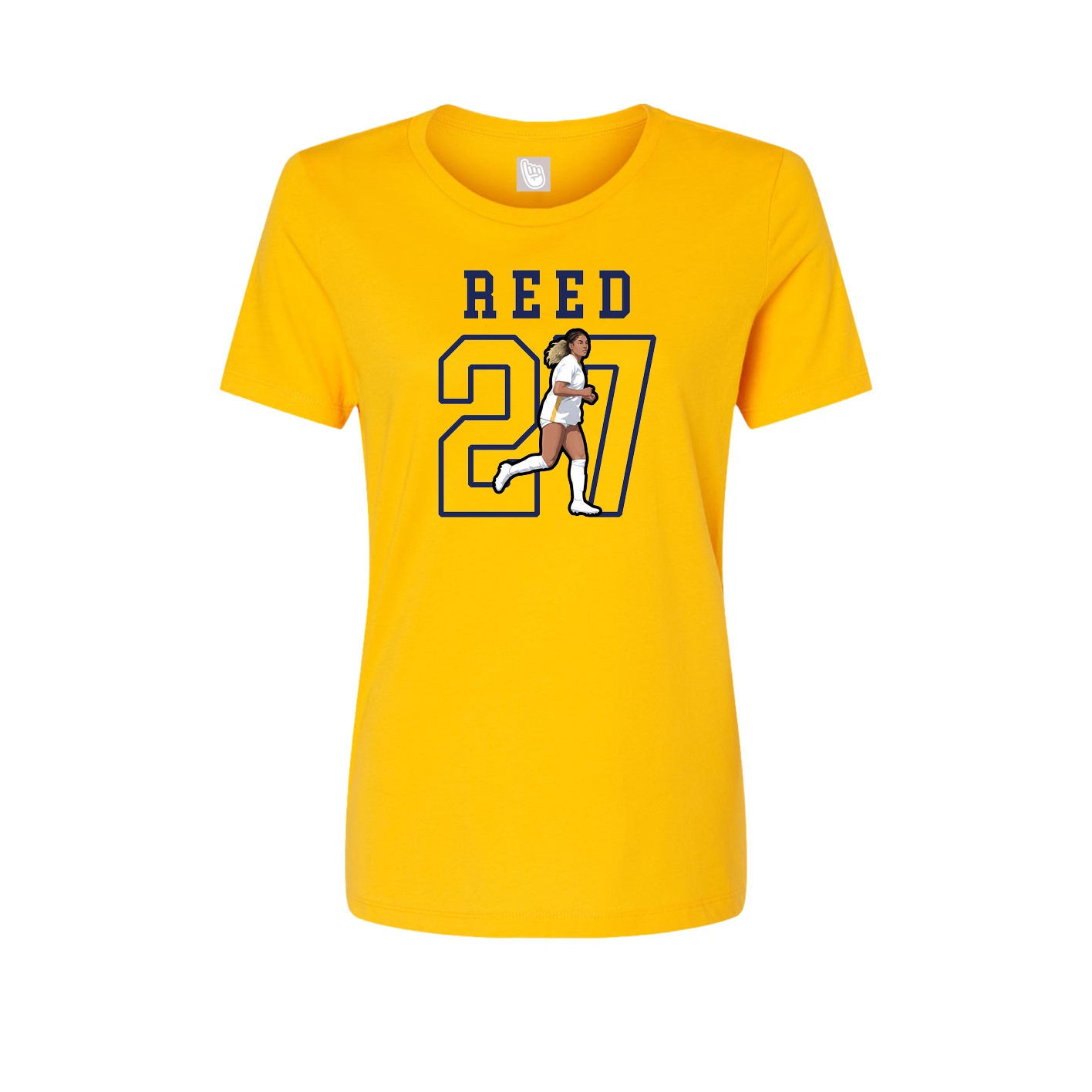 Fitted Women's Tee — Shirsey in Gold