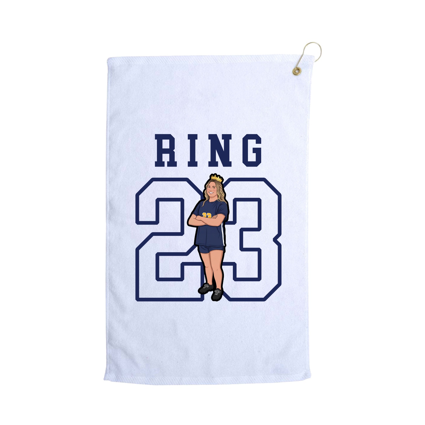 Golf Towel — Shirsey in White