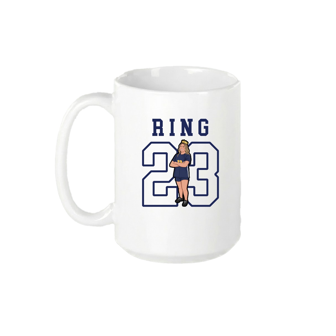 15oz Coffee Mug — Shirsey in White