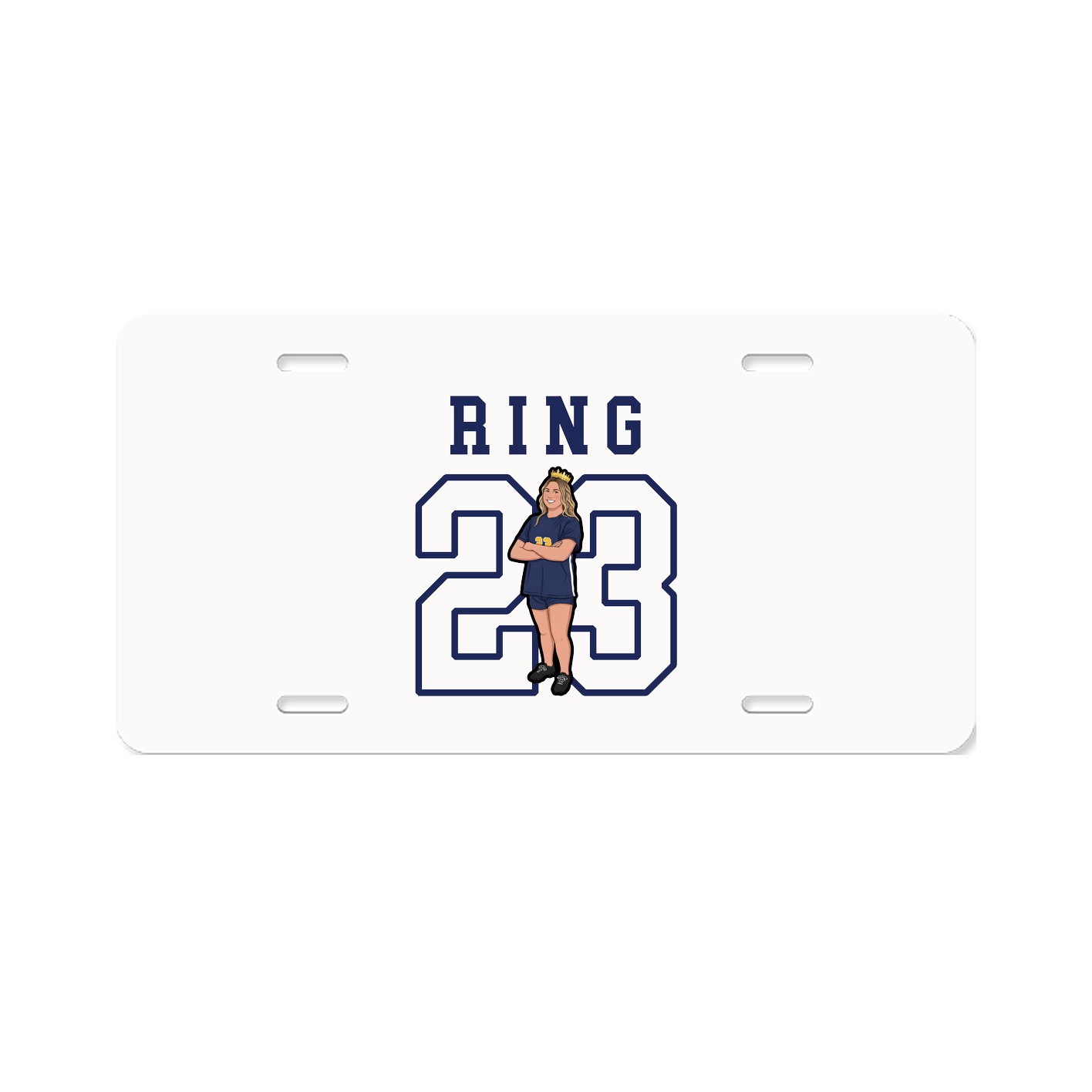 License Plate — Shirsey in Classic