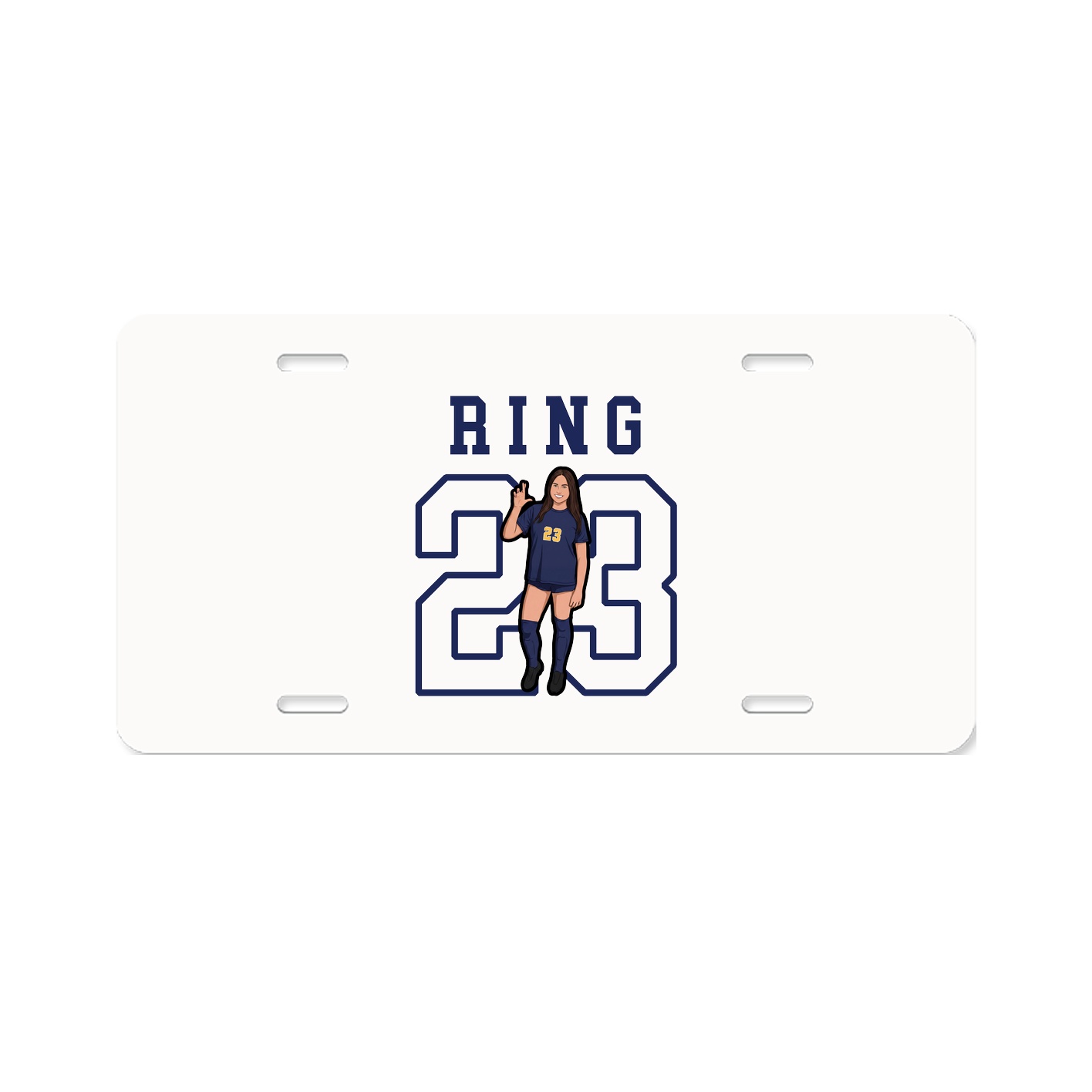 License Plate — Shirsey in Classic