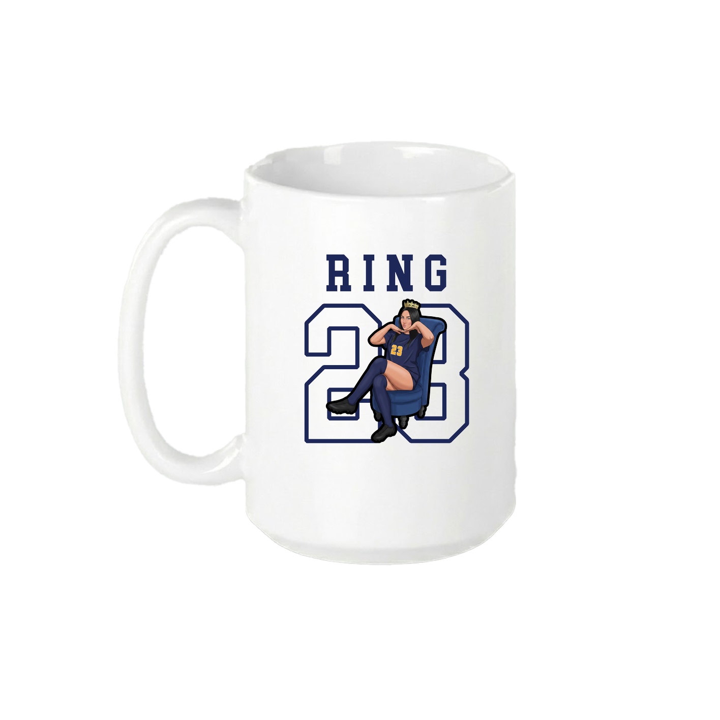 15oz Coffee Mug — Shirsey in White