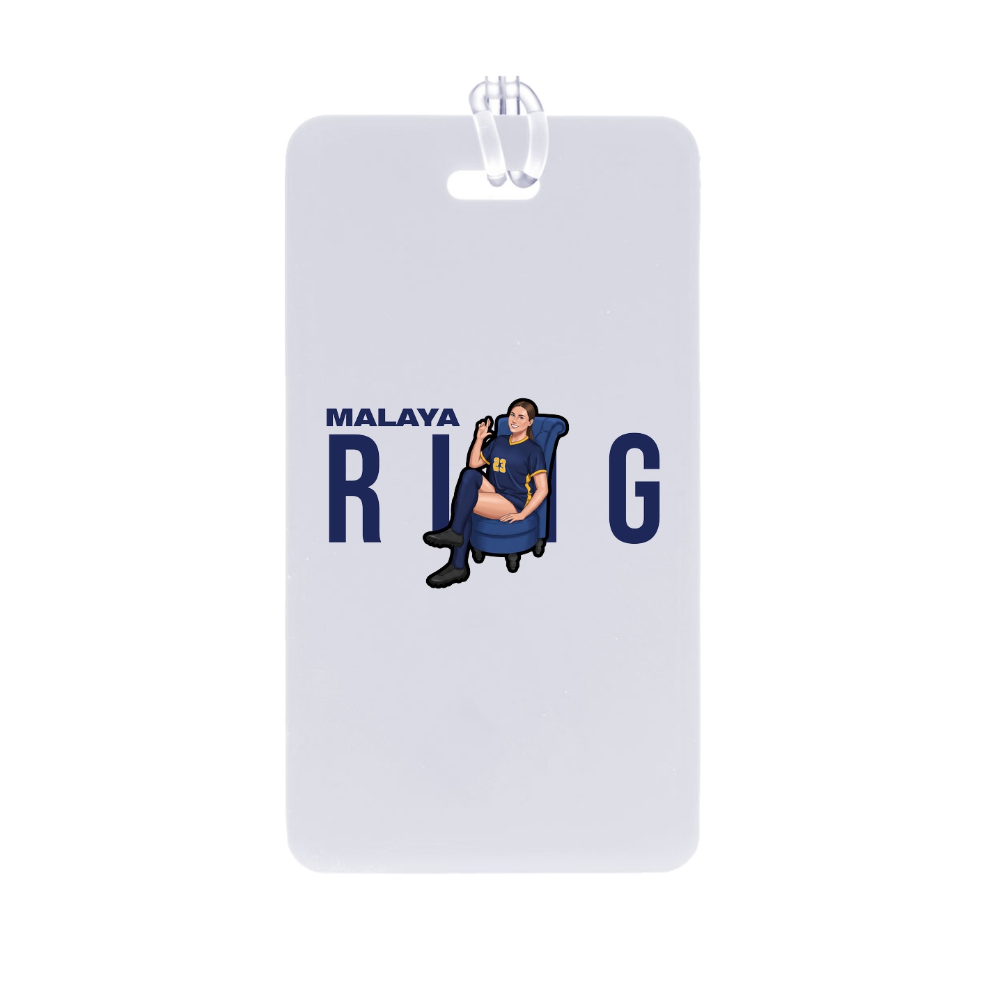 Bag Tag — Player Name in Classic