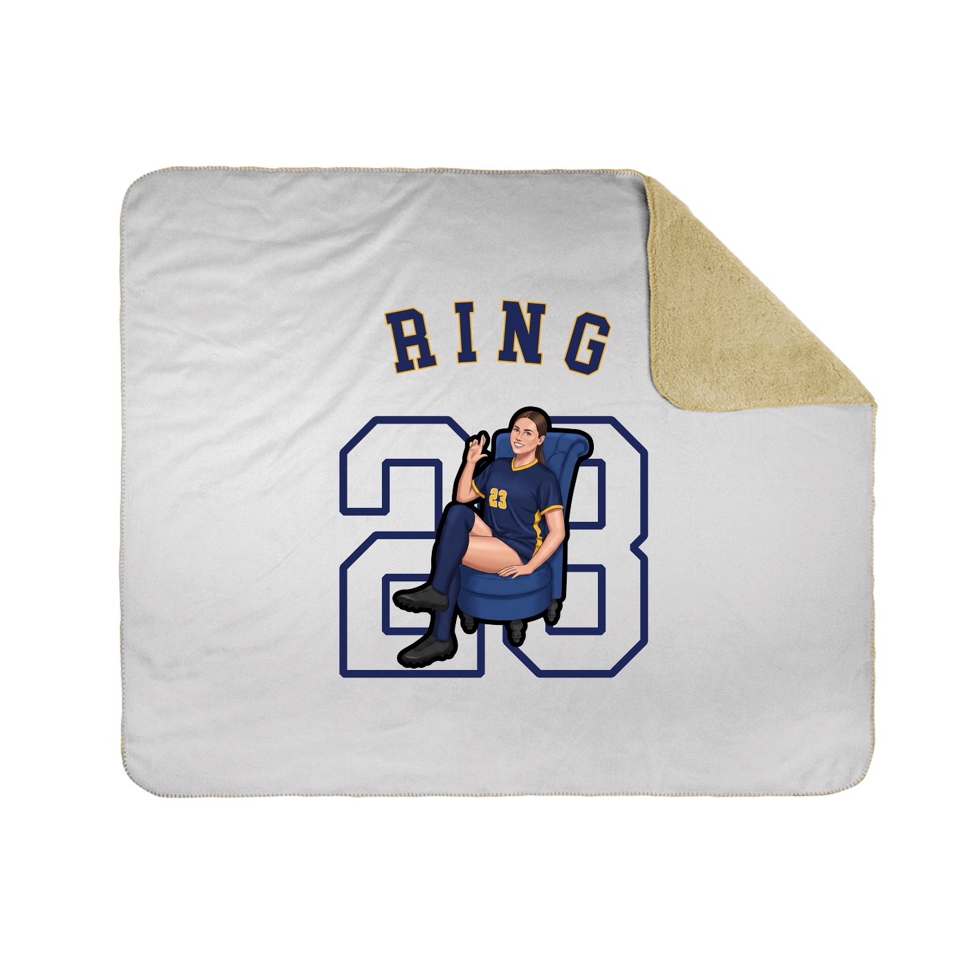 Throw Blanket — Shirsey Arch in White