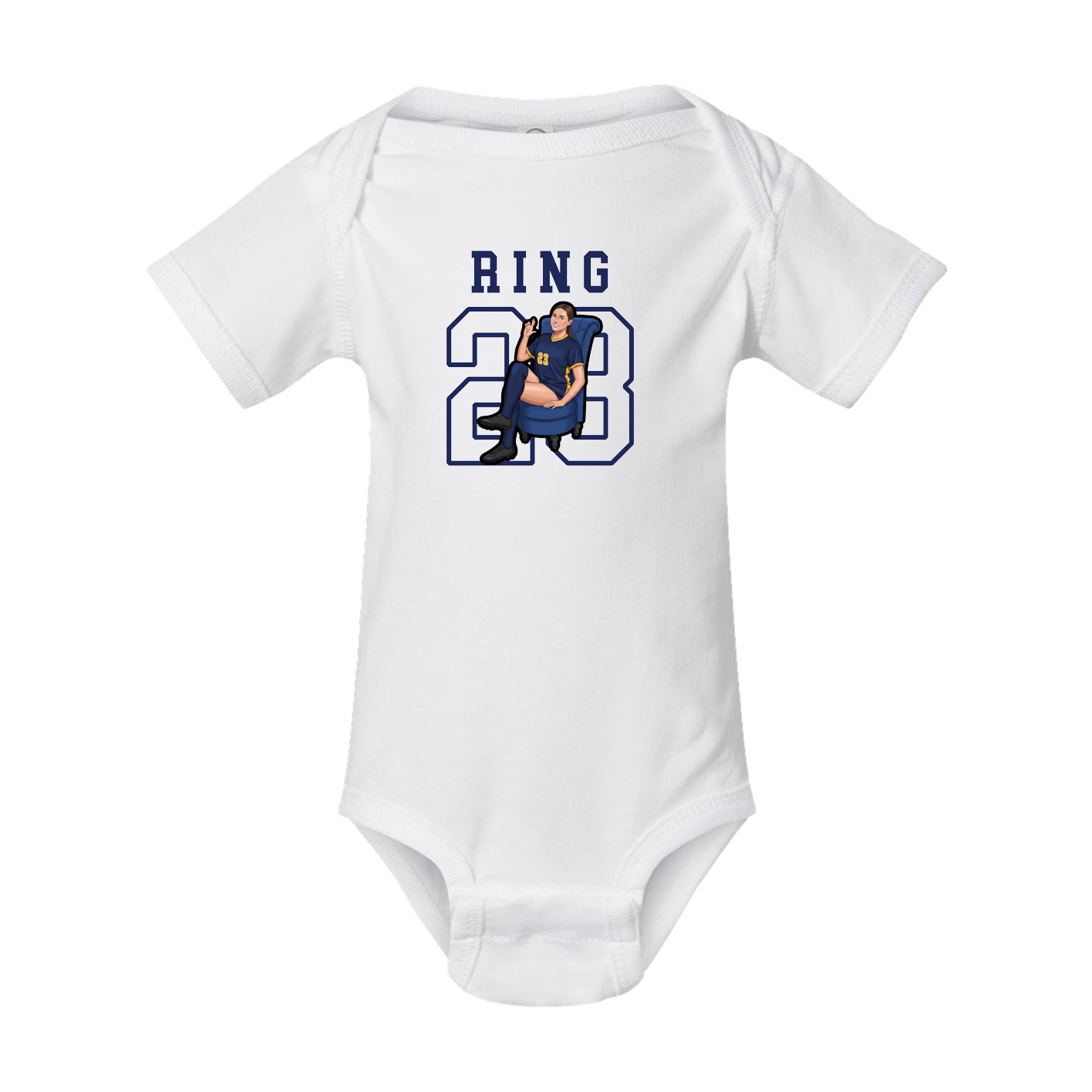 Baby Onesie — Shirsey in White