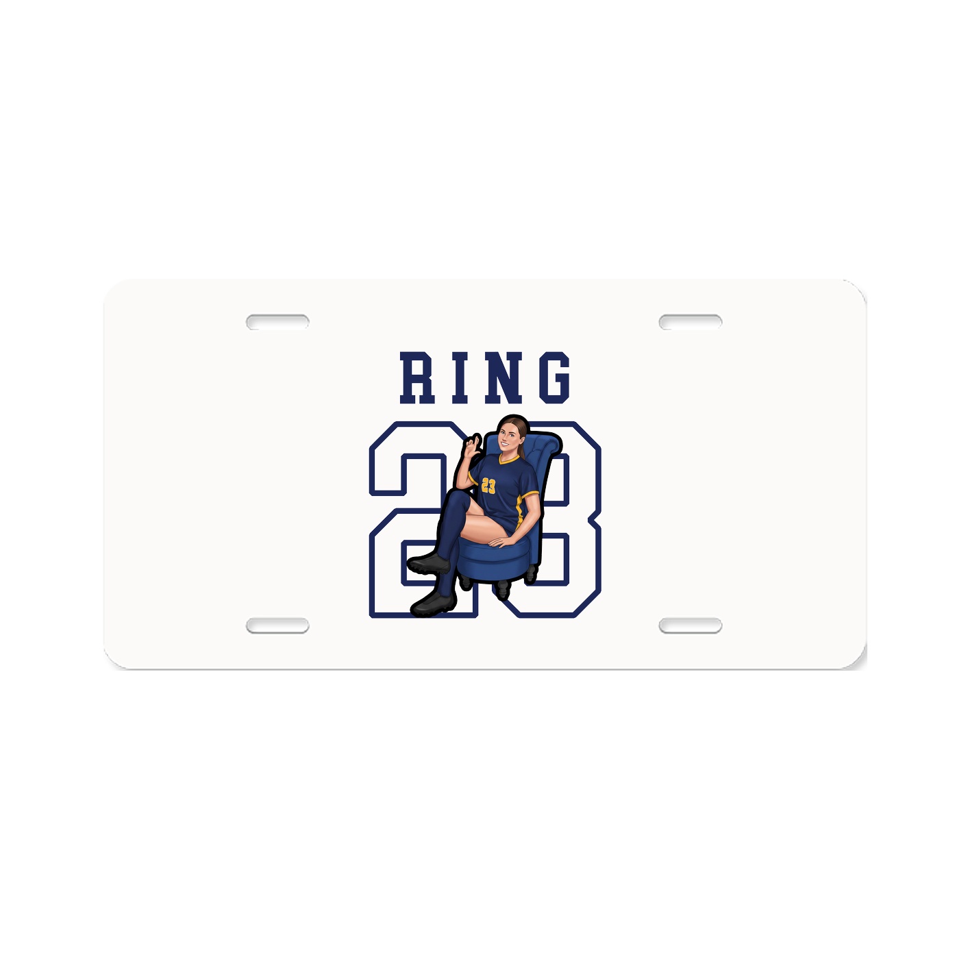 License Plate — Shirsey in Classic