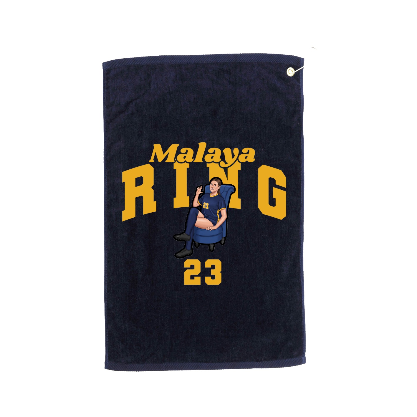 Golf Towel — Signature Arch in Navy
