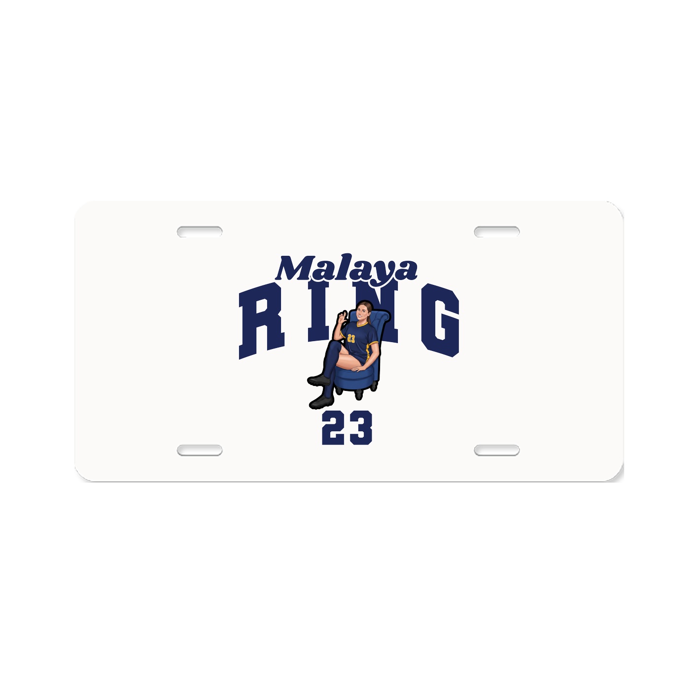 License Plate — Signature Arch in Classic