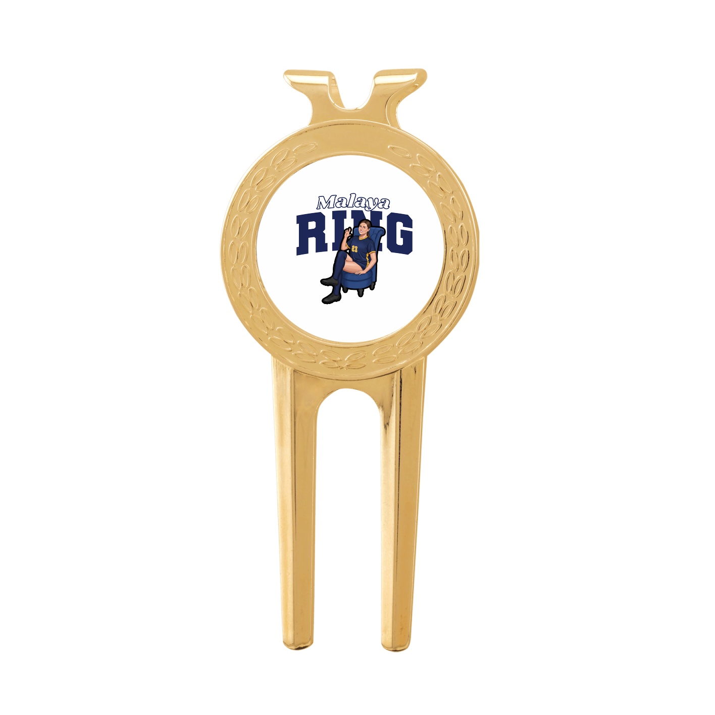 Divot Tool with Ball Marker — Name Arch in Classic