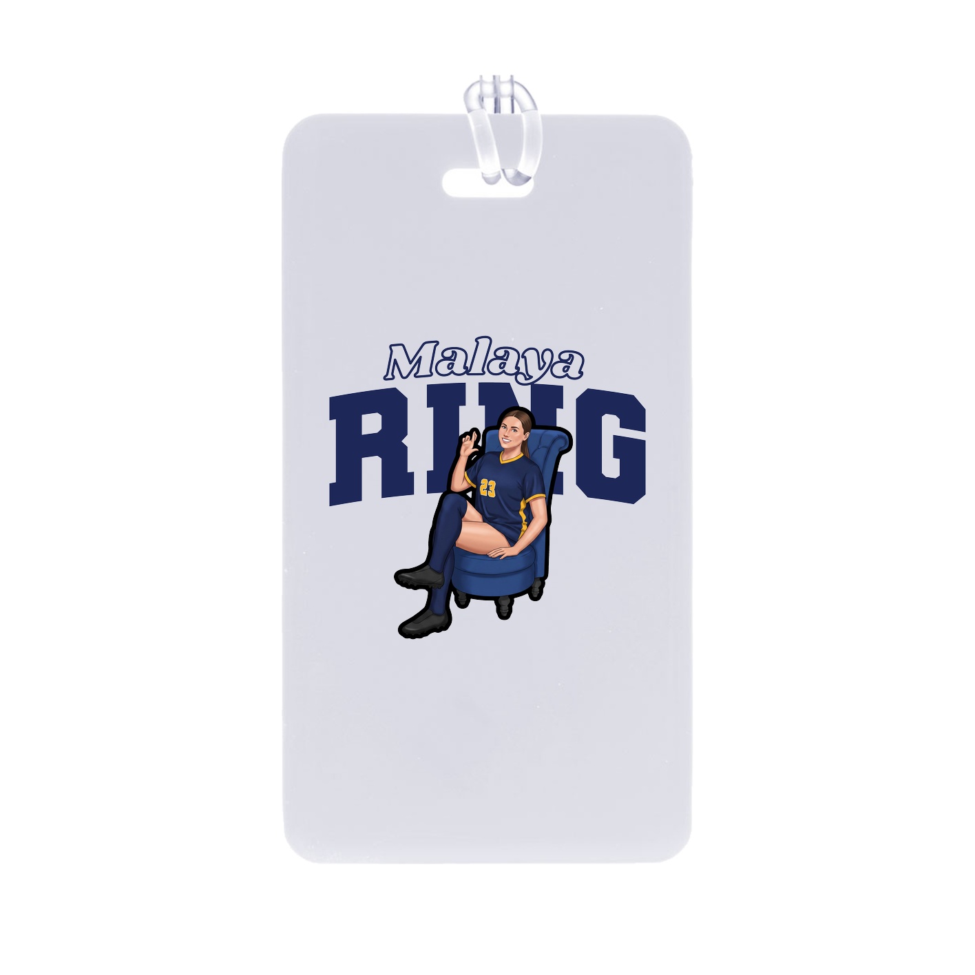Bag Tag — Name Arch in Classic