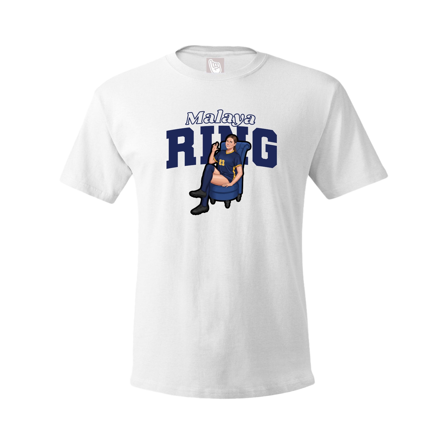 Tee — Name Arch in White