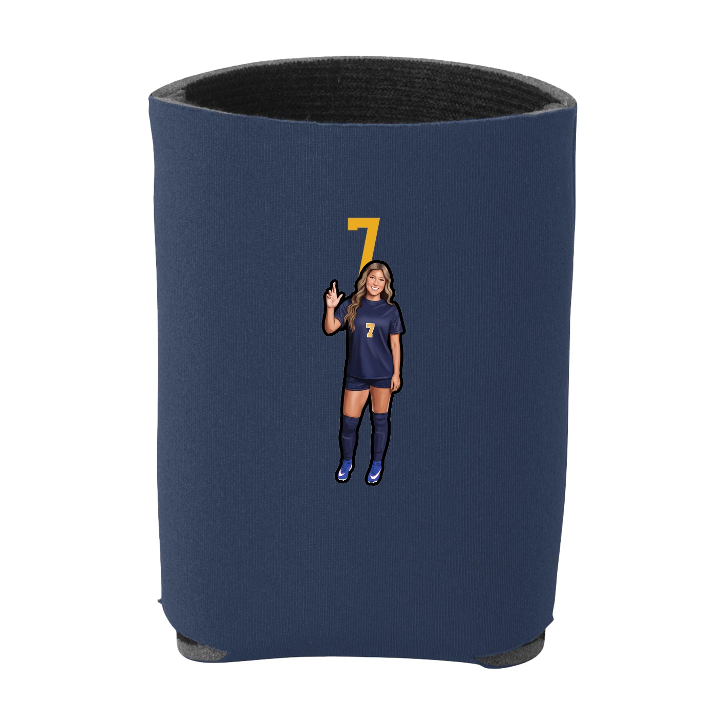 Can Holder — Number Top in Navy
