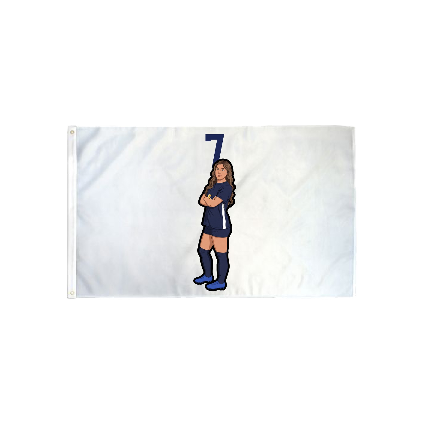 3x5 Flag — Number Top in Classic