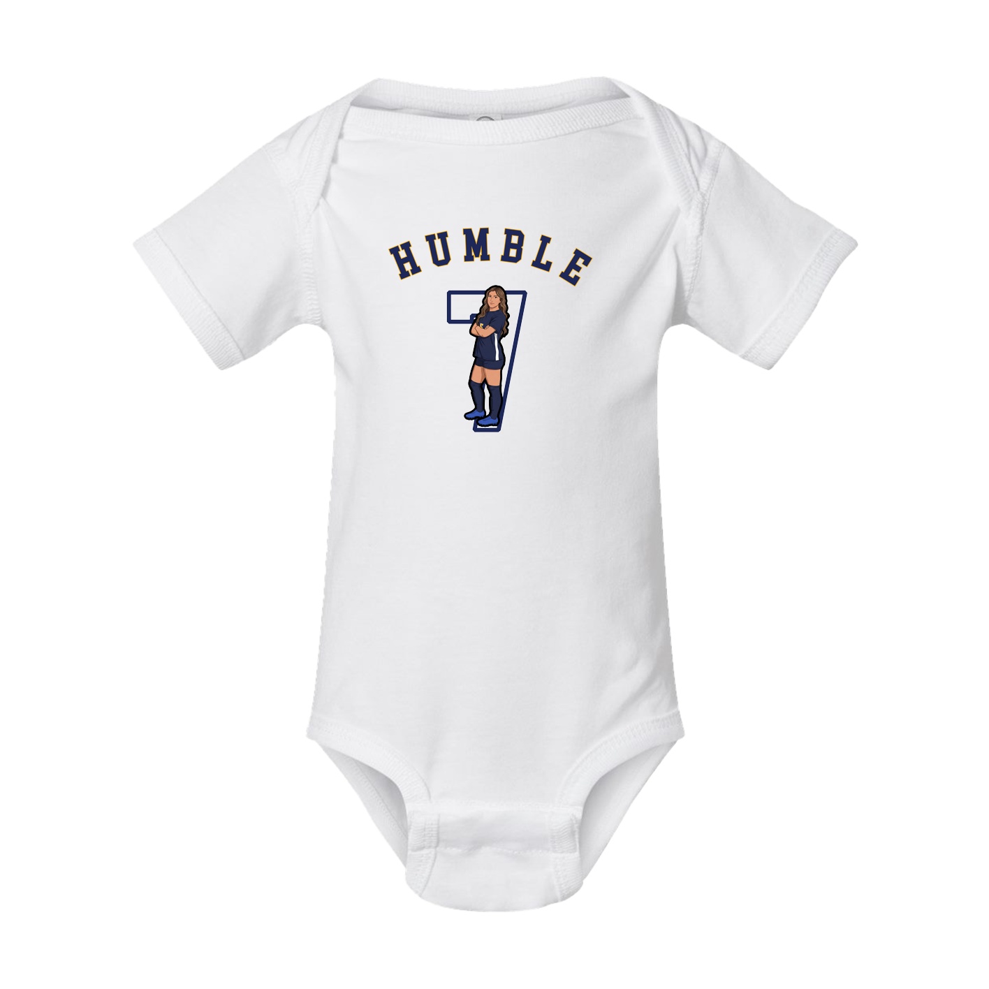 Baby Onesie — Shirsey Arch in White