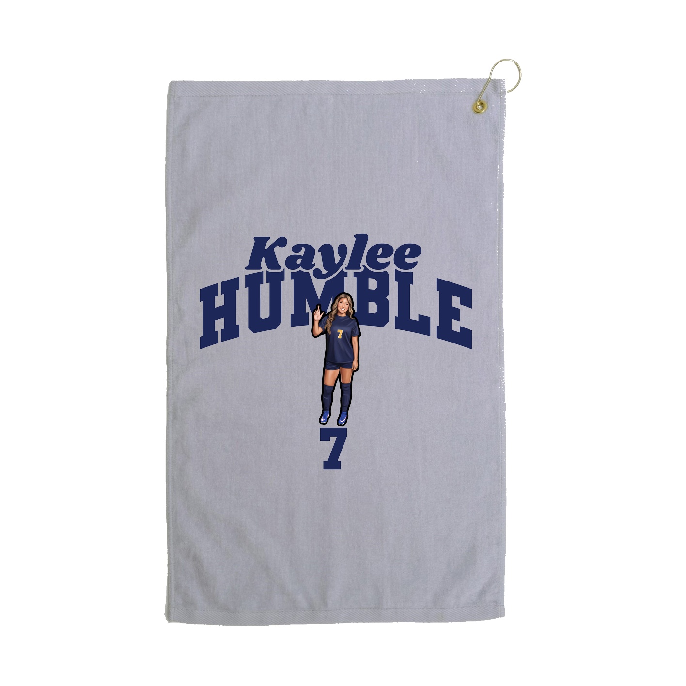 Golf Towel — Signature Arch in Grey