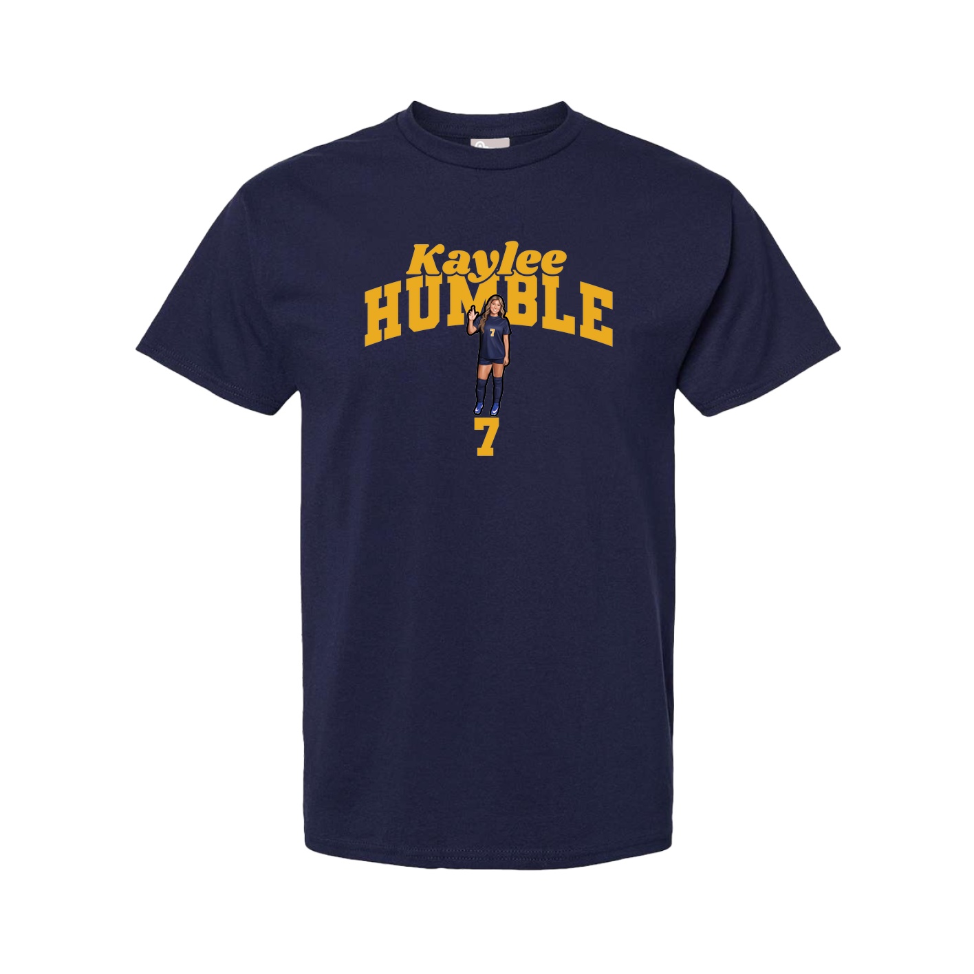 Youth Tee — Signature Arch in Navy