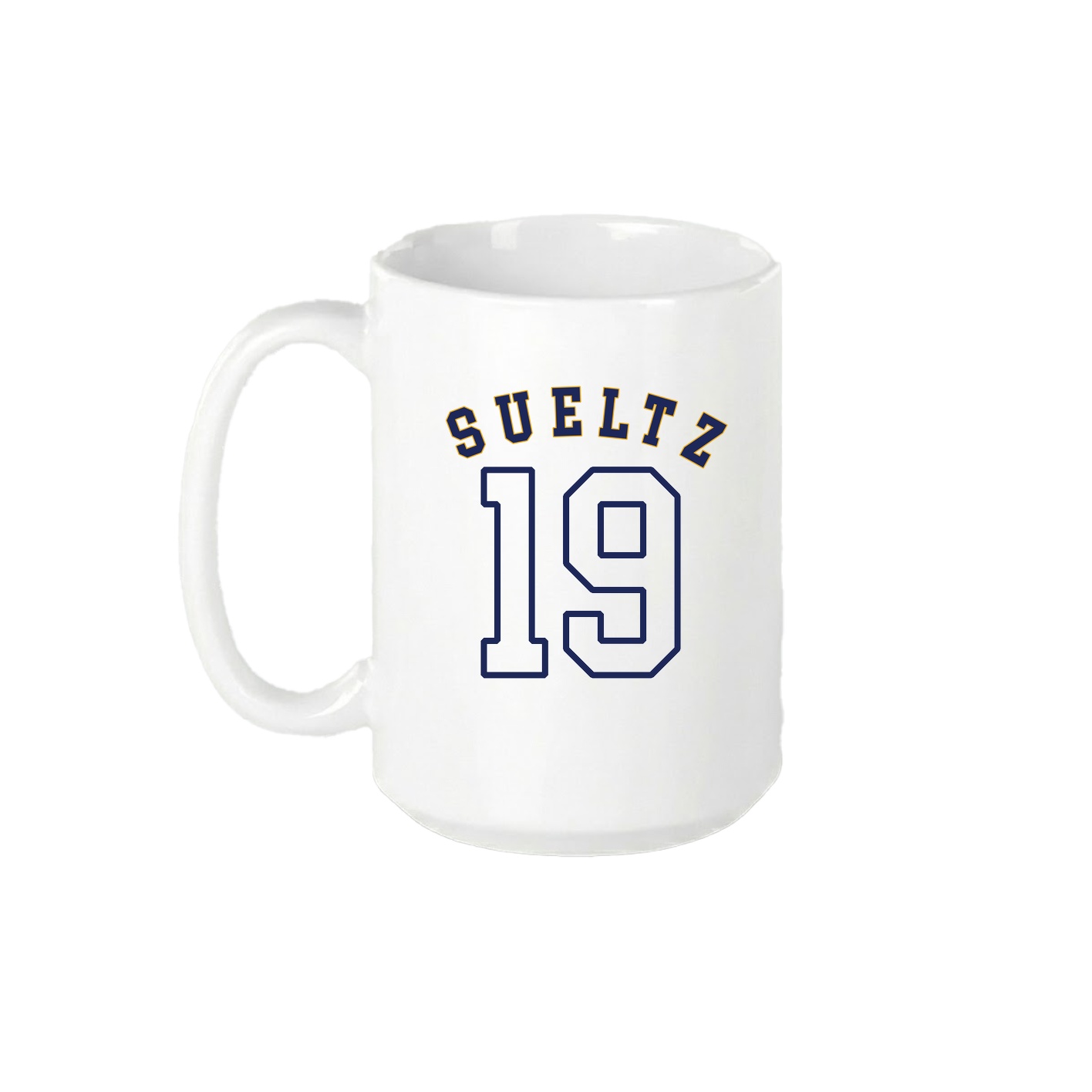 15oz Coffee Mug — Shirsey Arch in White