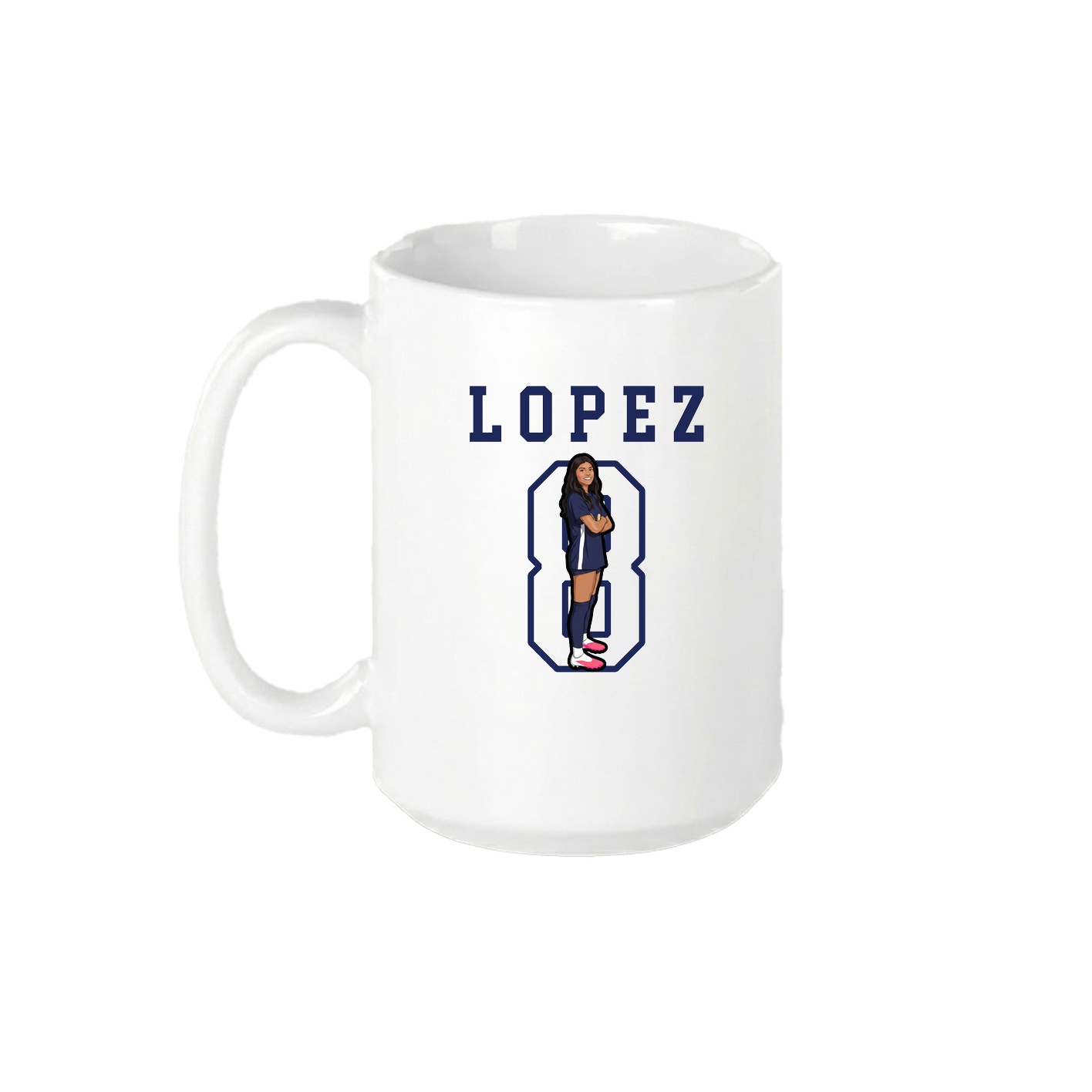 15oz Coffee Mug — Shirsey in White