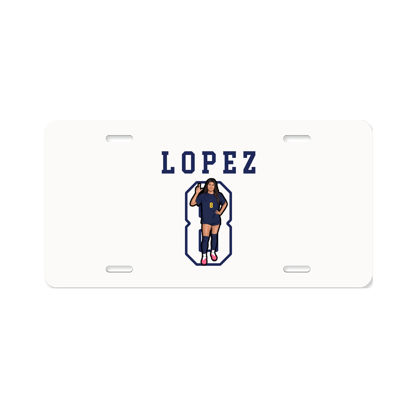 License Plate — Shirsey in Classic