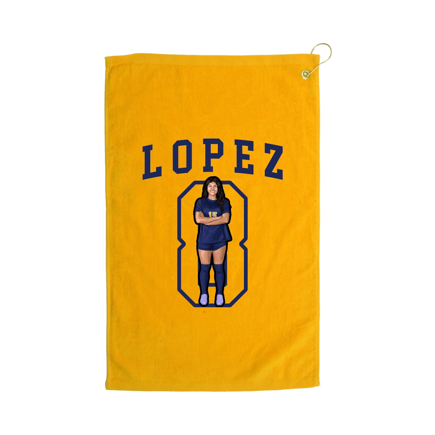 Golf Towel — Shirsey in Gold