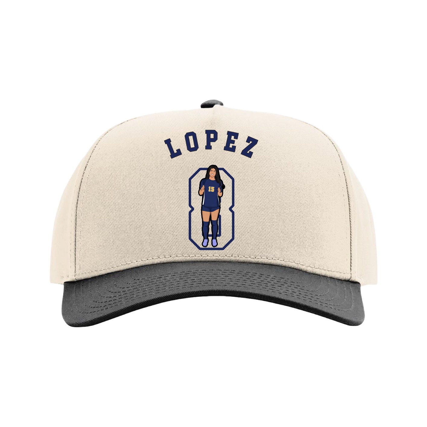 Full Fabric Five-Panel Champ Cap