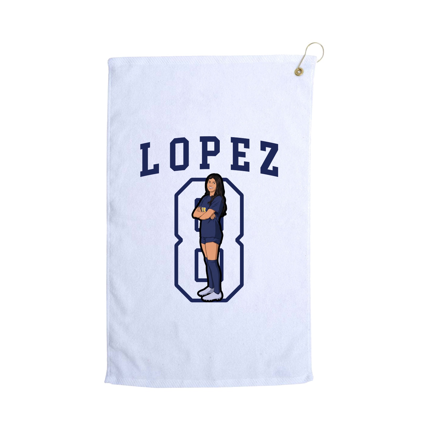 Golf Towel — Shirsey in White