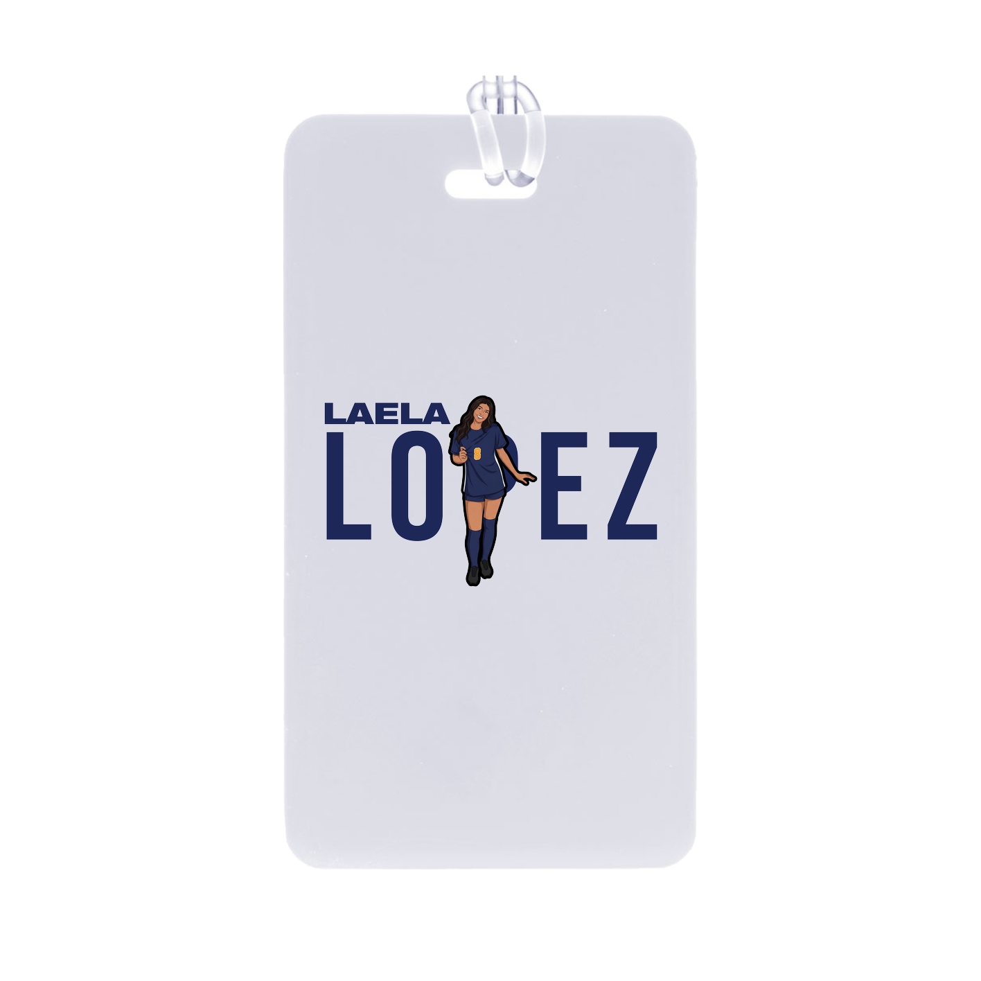 Bag Tag — Player Name in Classic