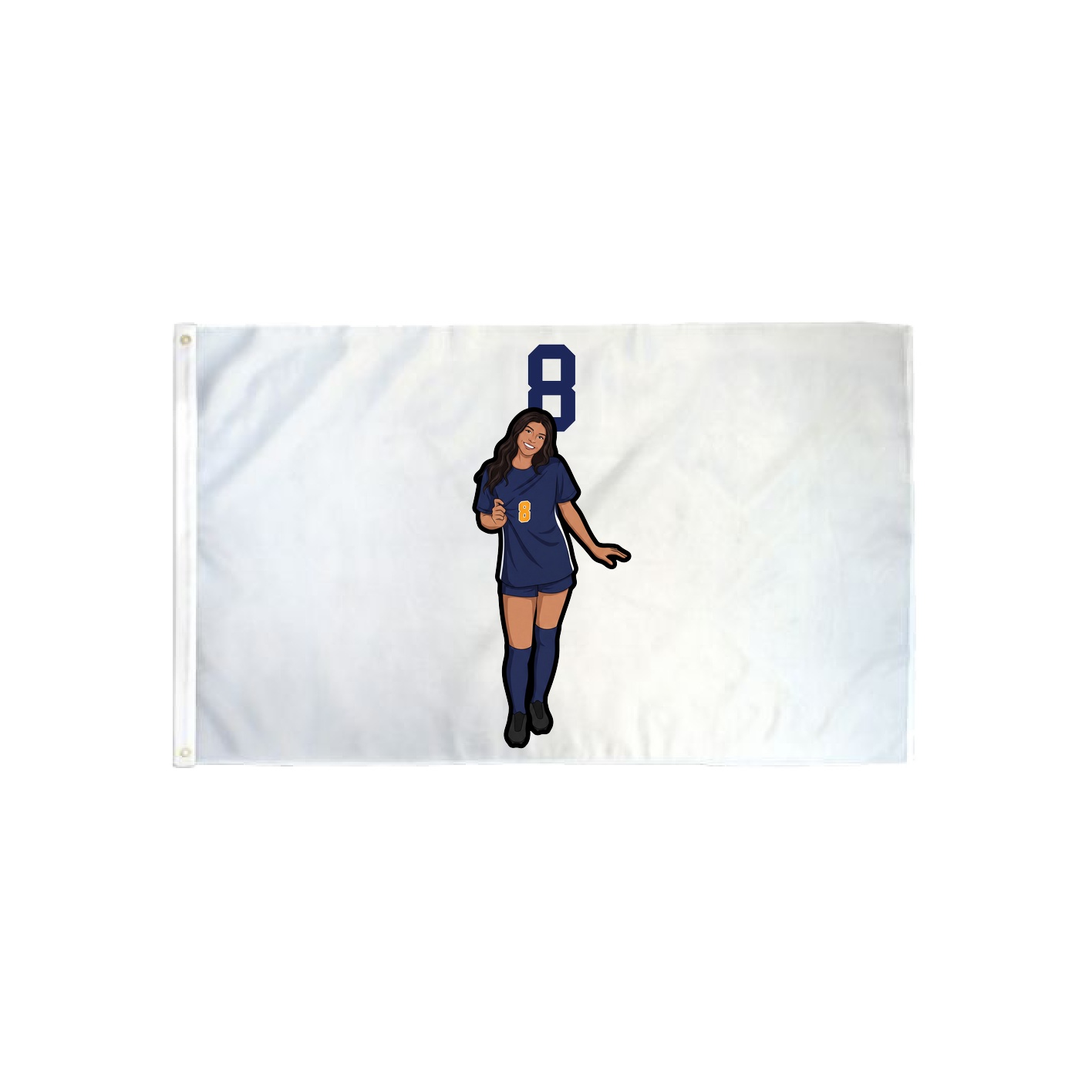 3x5 Flag — Number Top in Classic