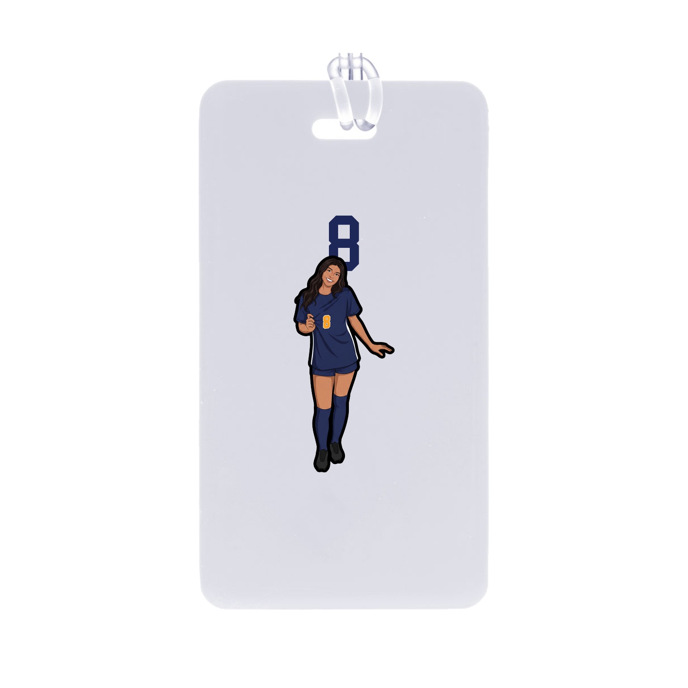 Bag Tag — Number Top in Classic