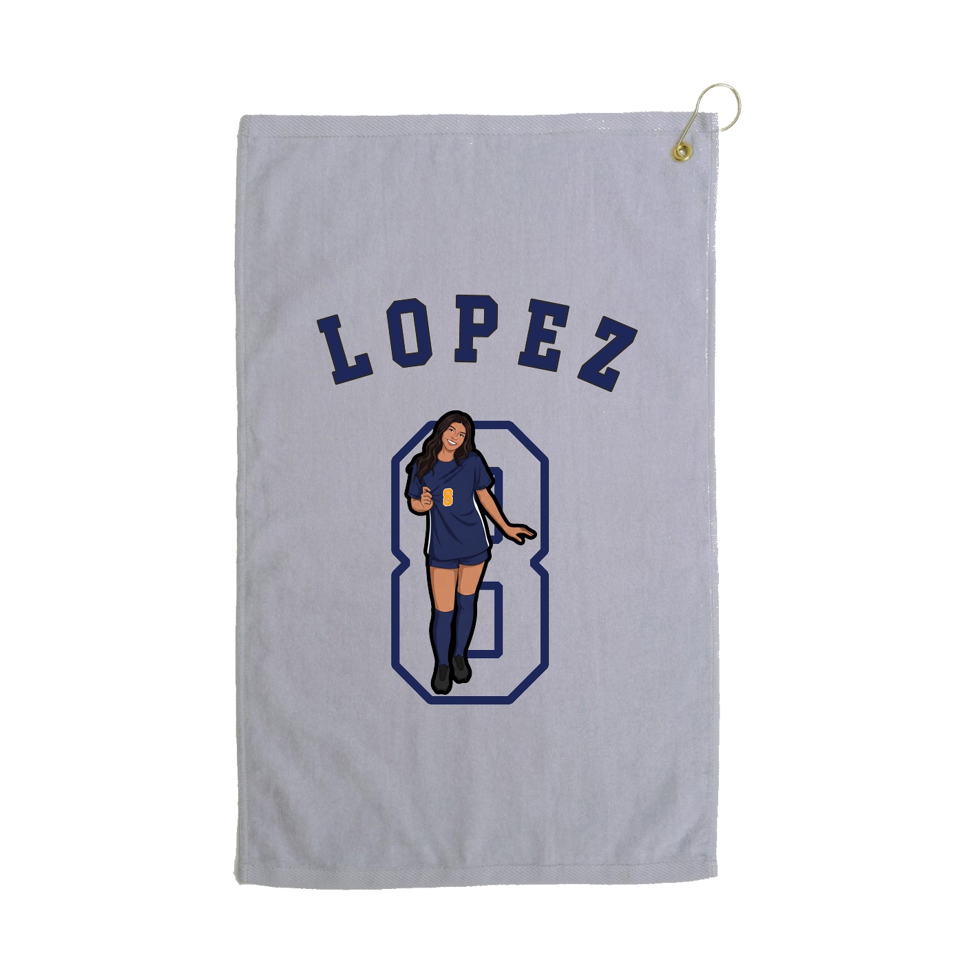 Golf Towel — Shirsey Arch in Grey