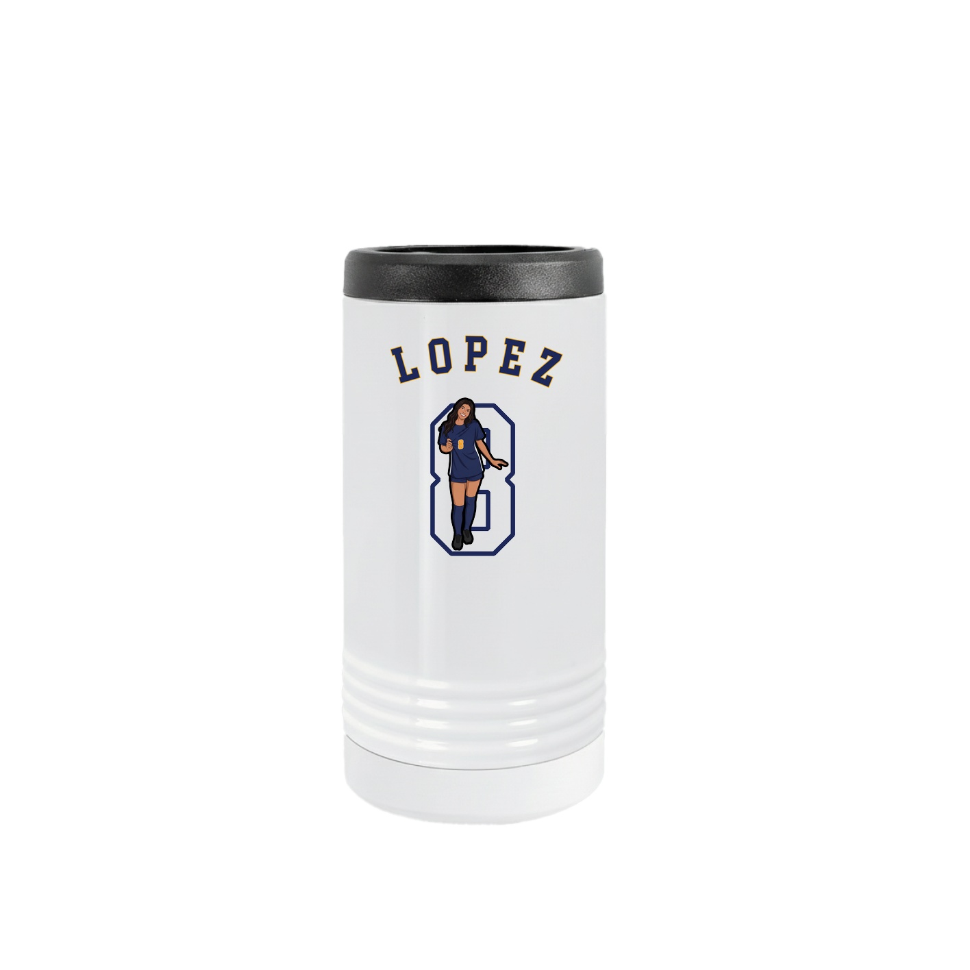 Slim Beverage Holder — Shirsey Arch in White