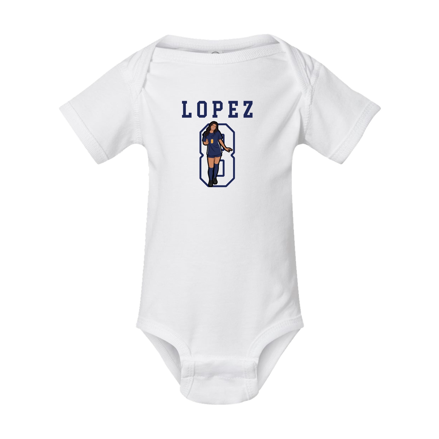 Baby Onesie — Shirsey in White