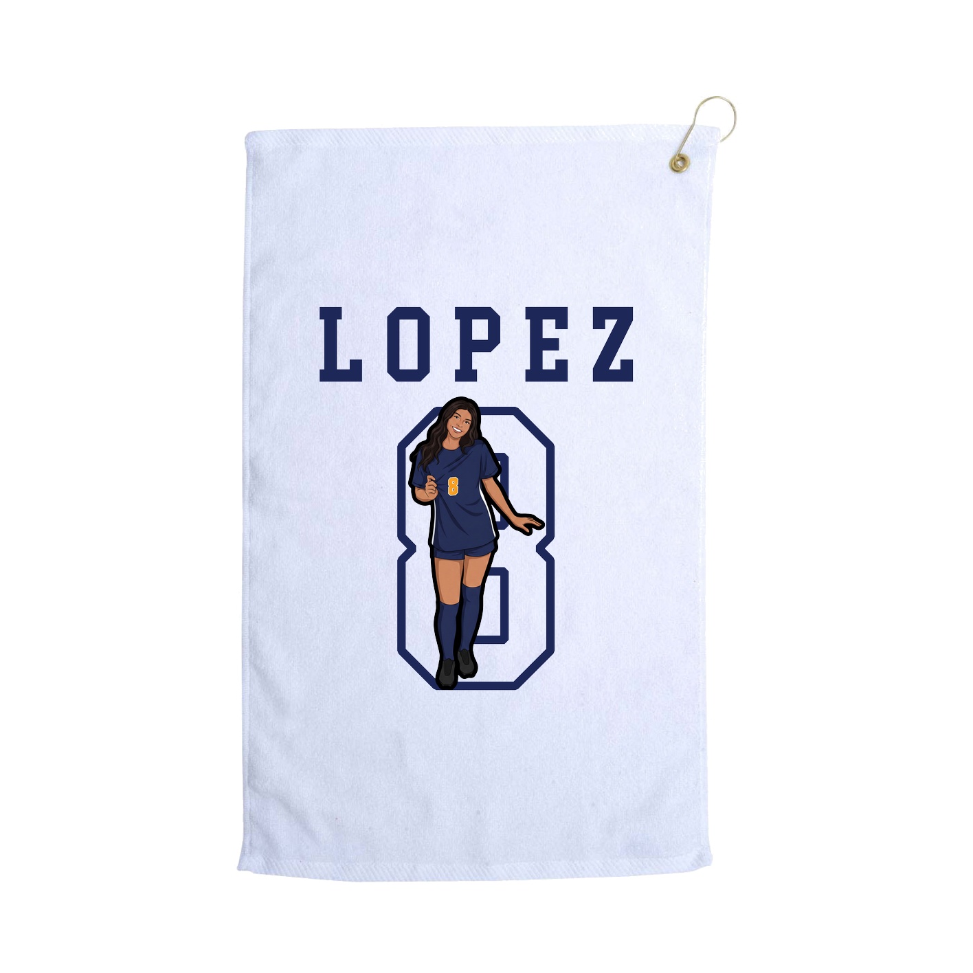 Golf Towel — Shirsey in White