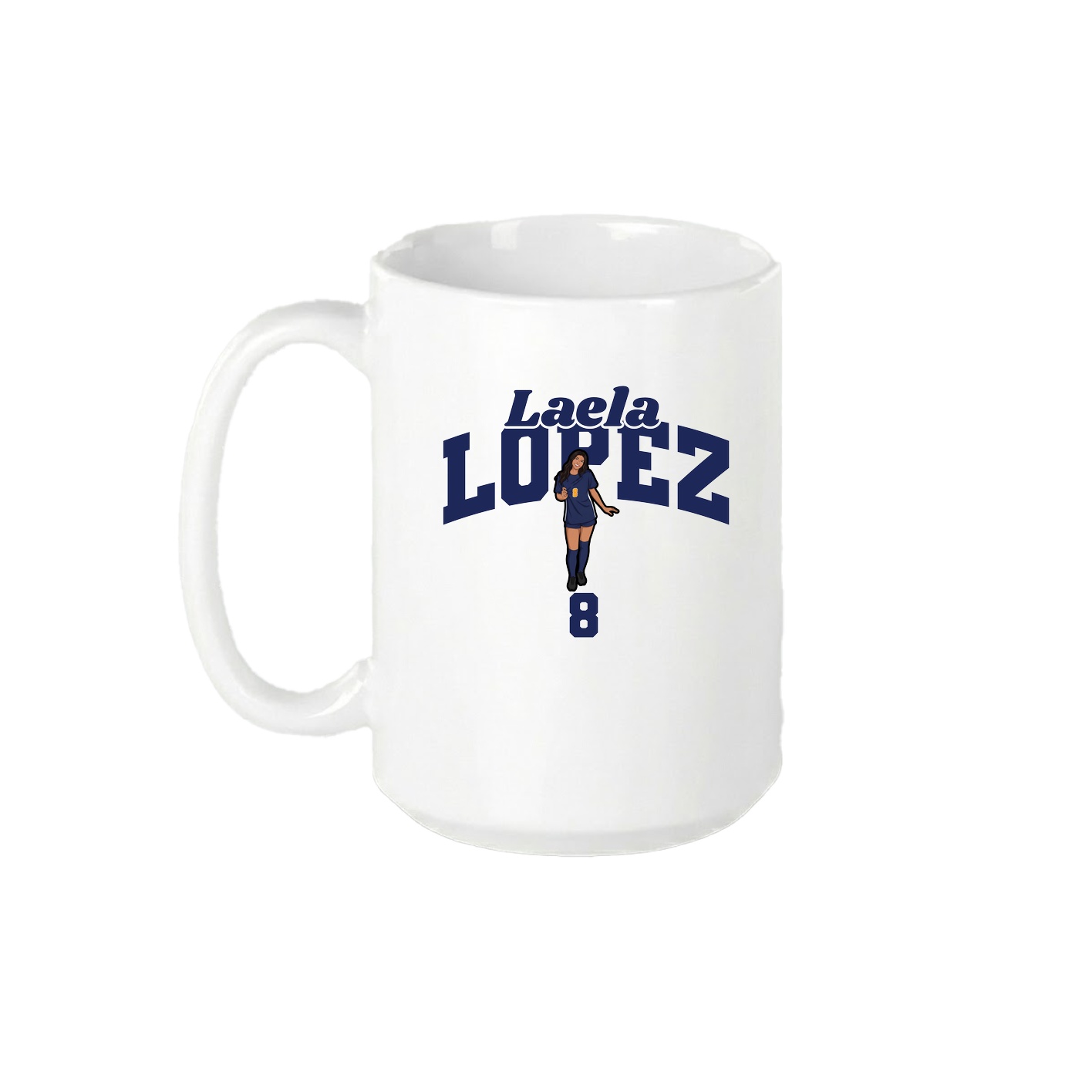 15oz Coffee Mug — Signature Arch in White