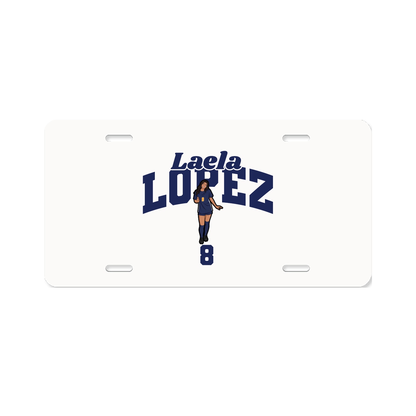 License Plate — Signature Arch in Classic