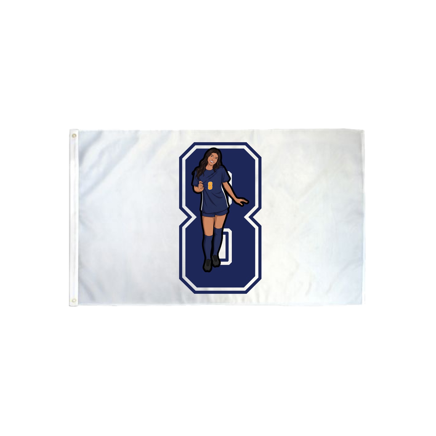 3x5 Flag — Number in Classic