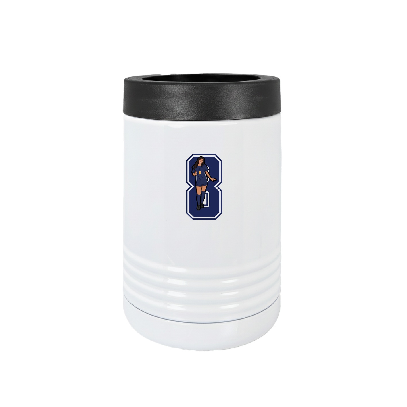 Beverage Holder — Number in White