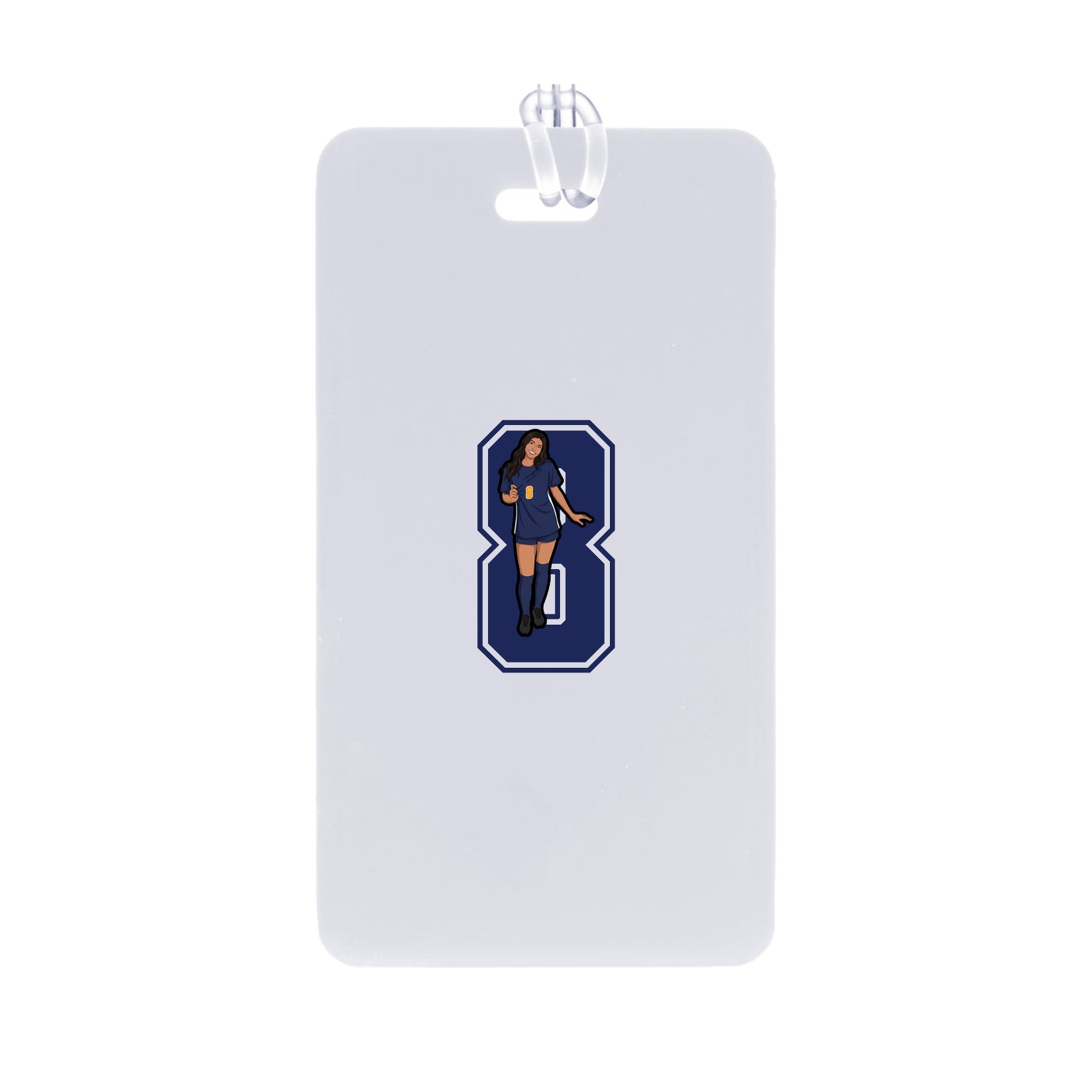 Bag Tag — Number in Classic