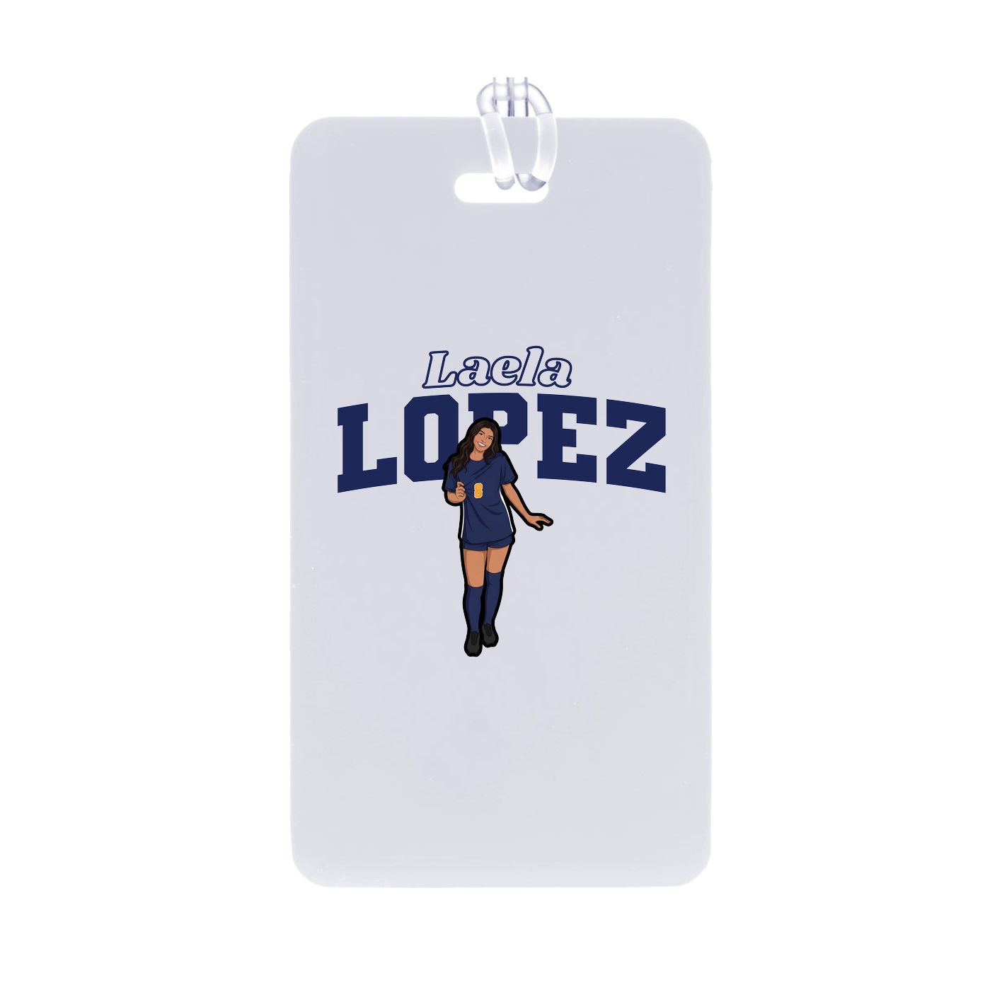 Bag Tag — Name Arch in Classic