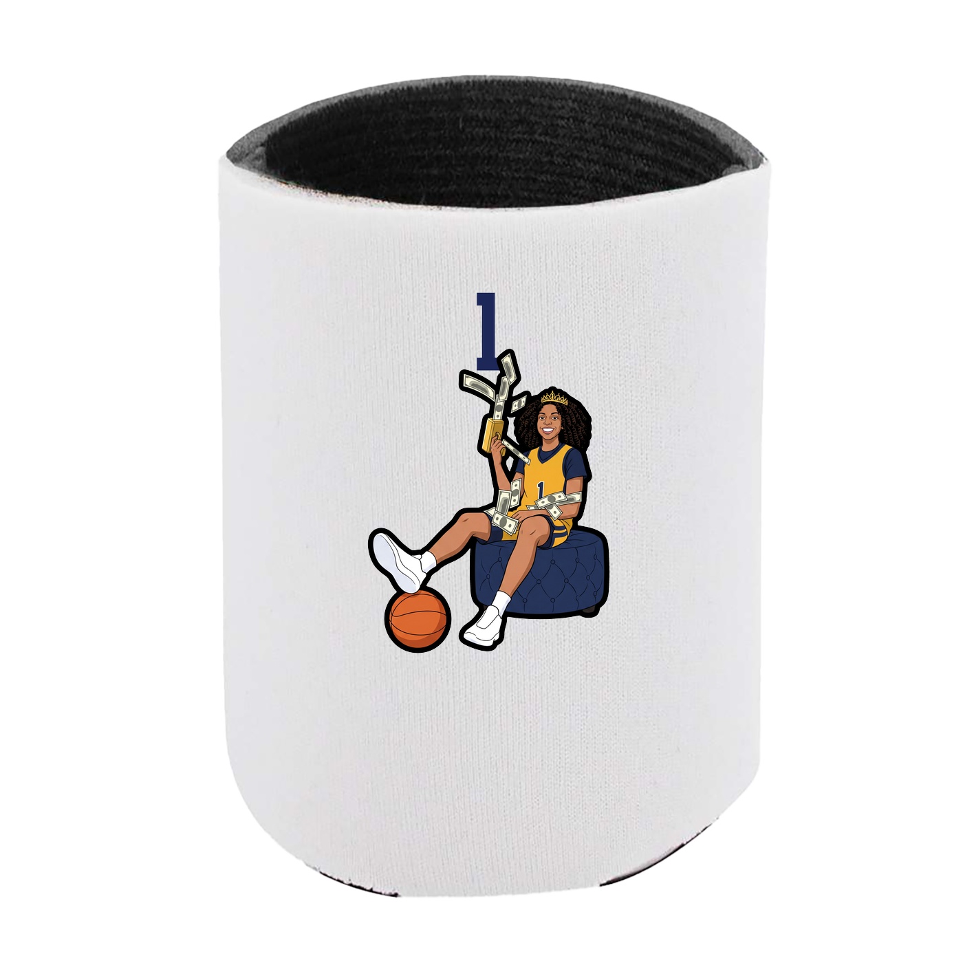 Can Holder — Number Top in White