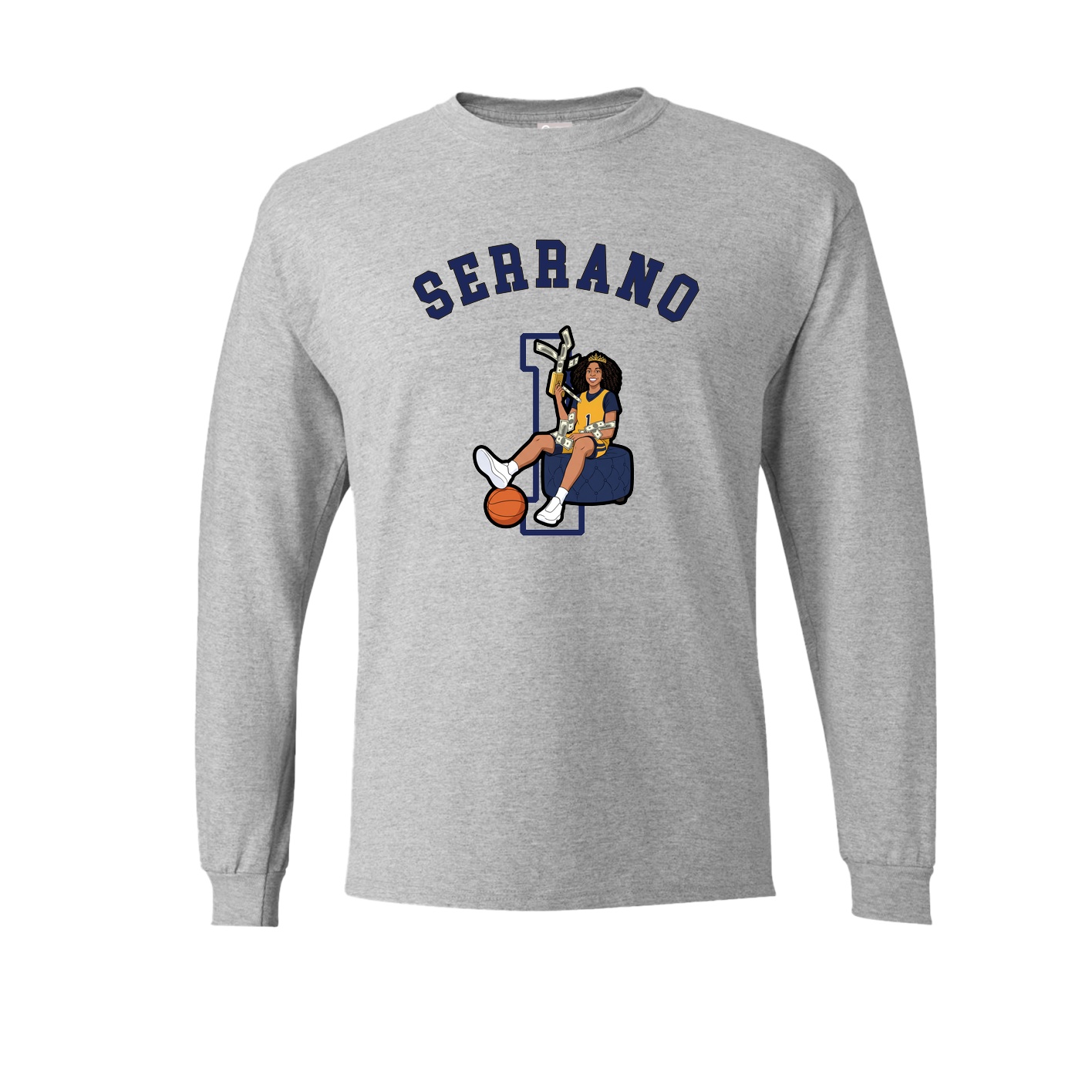 Long Sleeve Tee — Shirsey Arch in Grey