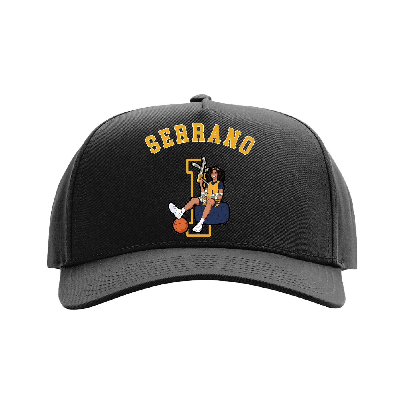 Full Fabric Five-Panel Champ Cap