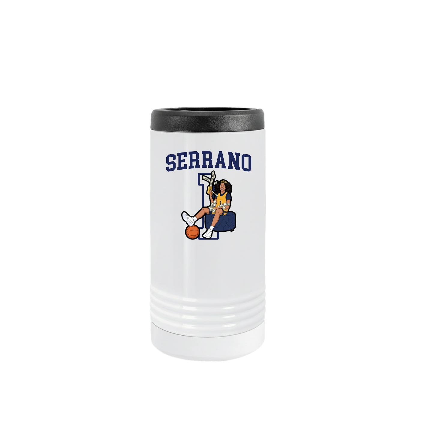 Slim Beverage Holder — Shirsey in White